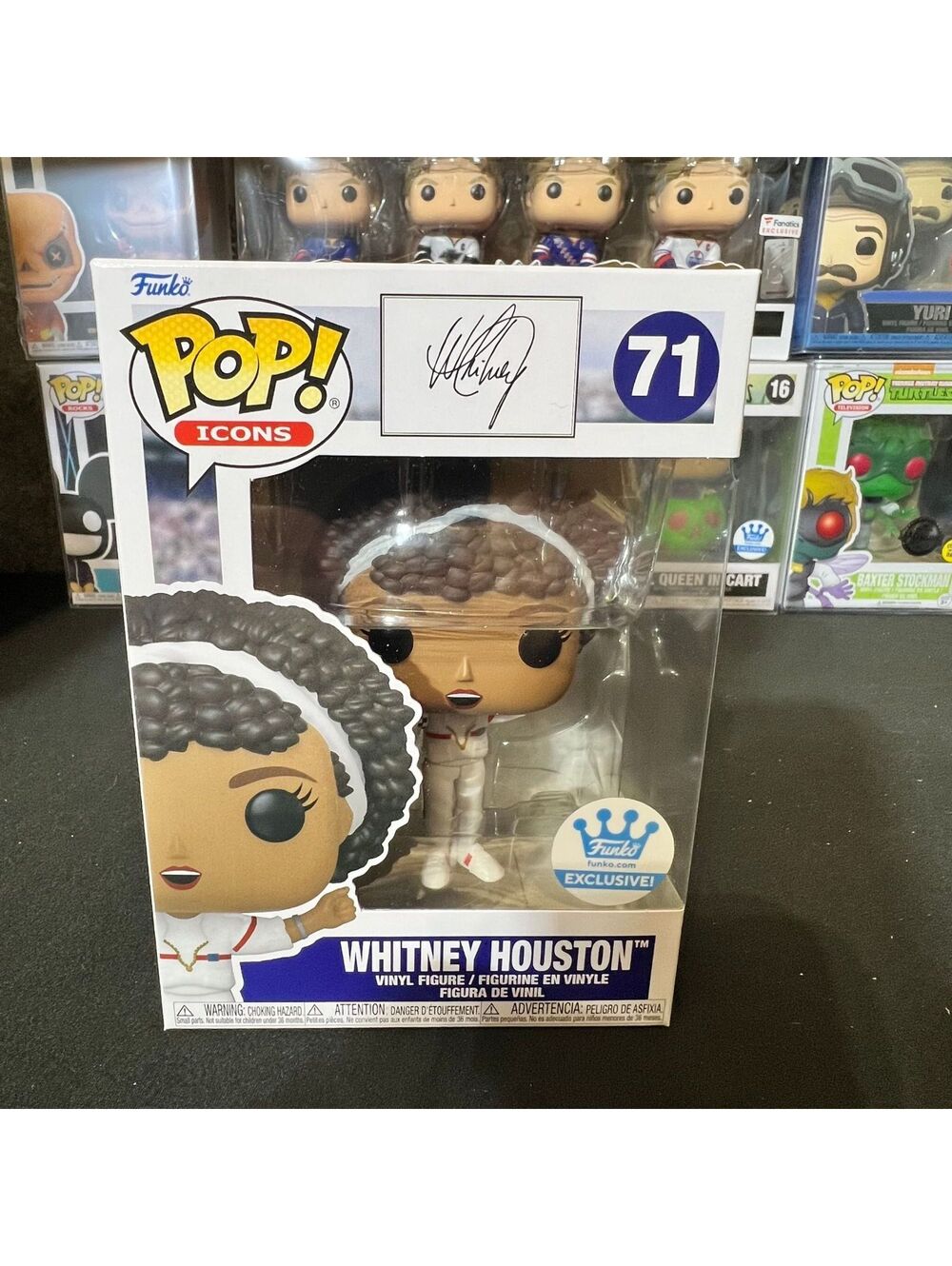 Funko Pop Icons Whitney Houston 71 Funko Shop Exclusive Vinyl Figure Tracksuit